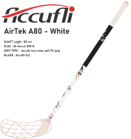 Florbalov hokejka ACCUFLI AirTek A80 White