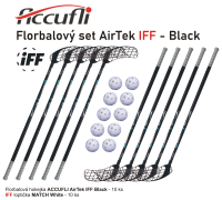 Accufli florbalovy set AirTek IFF - Black