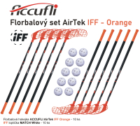 Accufli florbalovy set AirTek IFF - Orange