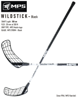 Florbalov hokejka MPS WILDSTICK Black - 100 cm