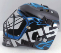 Florbalov maska MPS PRO FLAME - Black/Blue