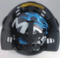 Florbalov maska MPS PRO FLAME - Black/Blue/Chrome