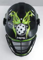 Florbalov maska MPS PRO FLAME - Black/Green