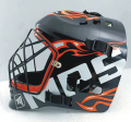 Florbalov maska MPS PRO FLAME - Black/Orange