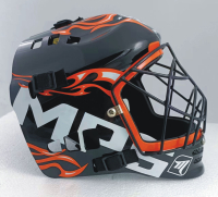 Florbalov maska MPS PRO FLAME - Black/Orange