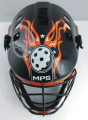 Florbalov maska MPS PRO FLAME - Black/Orange