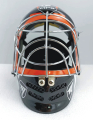 Florbalov maska MPS PRO FLAME - Black/Orange/Chrome