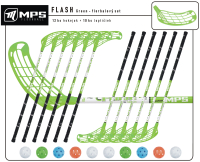 Florbalov set MPS FLASH junior Green