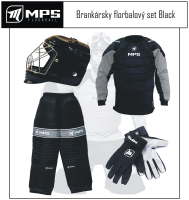 MPS brankrsky florbalov set Black